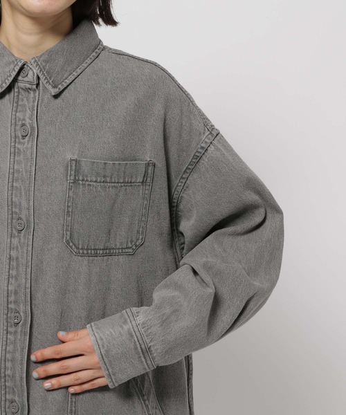 前*世様 ストレンジャーシングス niko and デニムジャケット グレー