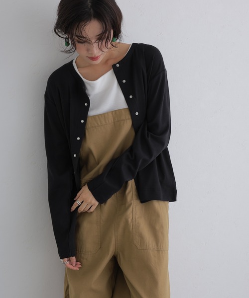 「ElegChic」 「LARU」オーバーオール M ブラック レディース_画像7