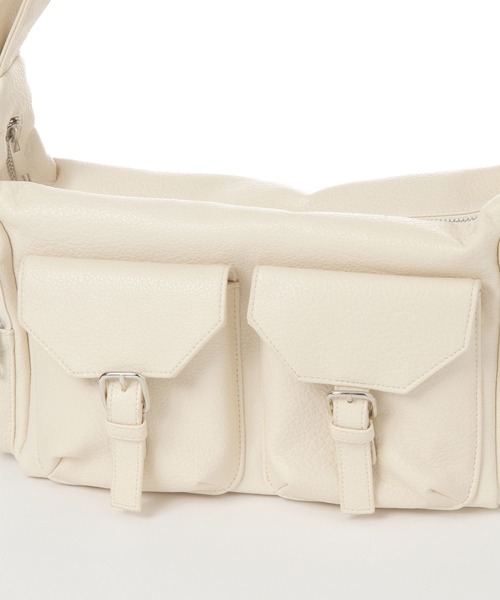 LAKOLE（ラコレ） ショルダーバッグ バッグ ダブルベルトポケットワン