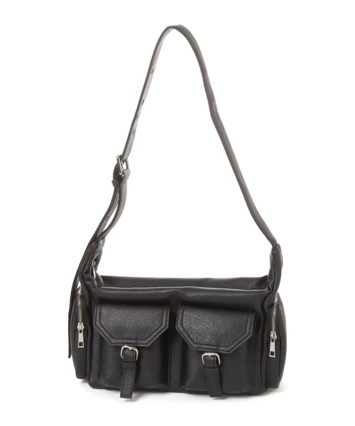 LAKOLE（ラコレ） ショルダーバッグ バッグ ダブルベルトポケットワン