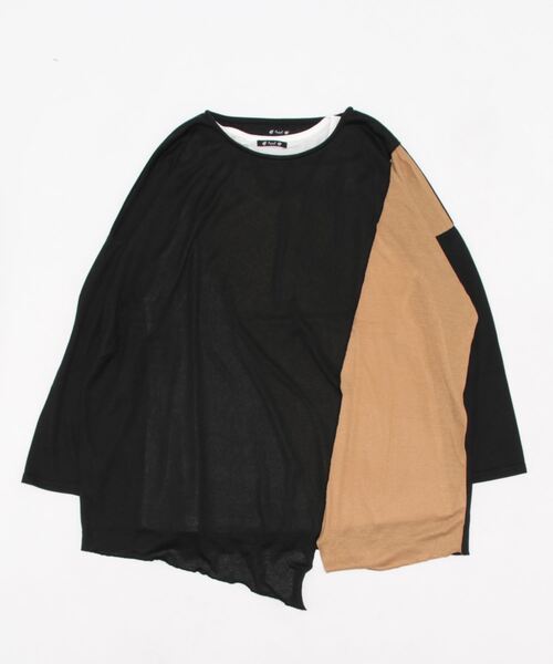 「チャイハネ」 長袖Tシャツ FREE ブラック メンズ_画像2