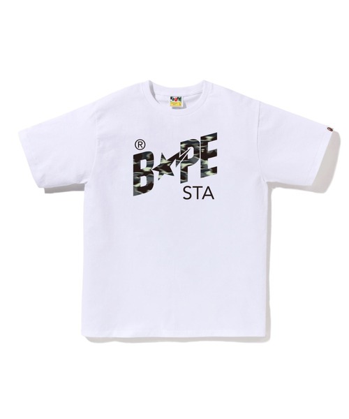 A BATHING APE（アベイシングエイプ） tシャツ SCREEN CAMO BAPE STA