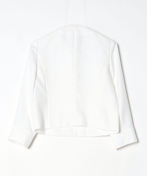 ANAYI（アナイ） ノーカラージャケット 38 ホワイト レディース