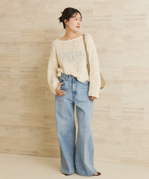 plage（プラージュ） ワイドパンツ ジーンズ デニム デニムパンツ soft