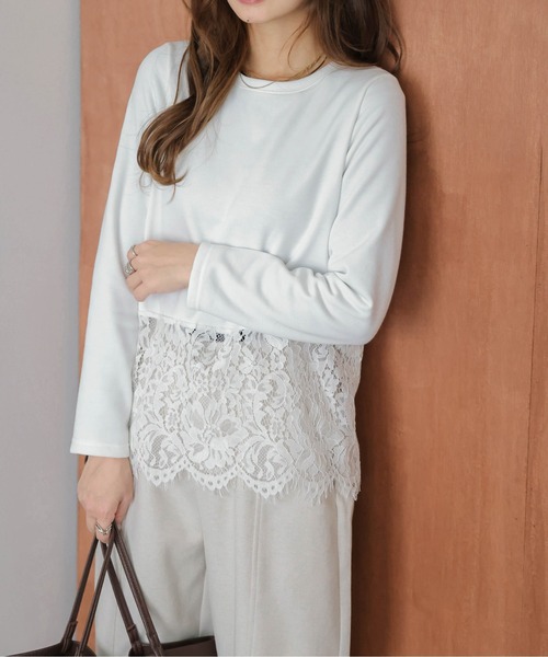 裾レースプルオーバー Lajour｜裾レース プルオーバー | Rakuten Fashion(楽天ファッション