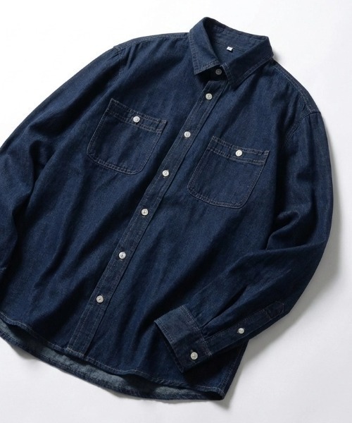 シャツ 2026SS DENIM WORK SHIRTS/デニム ワークシャツ レディース