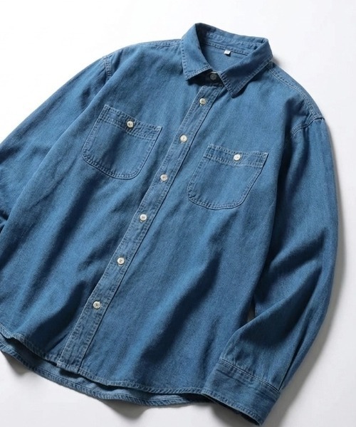 シャツ 2026SS DENIM WORK SHIRTS/デニム ワークシャツ レディース