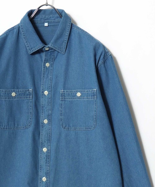 シャツ 2026SS DENIM WORK SHIRTS/デニム ワークシャツ レディース