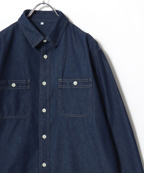 シャツ 2026SS DENIM WORK SHIRTS/デニム ワークシャツ レディース