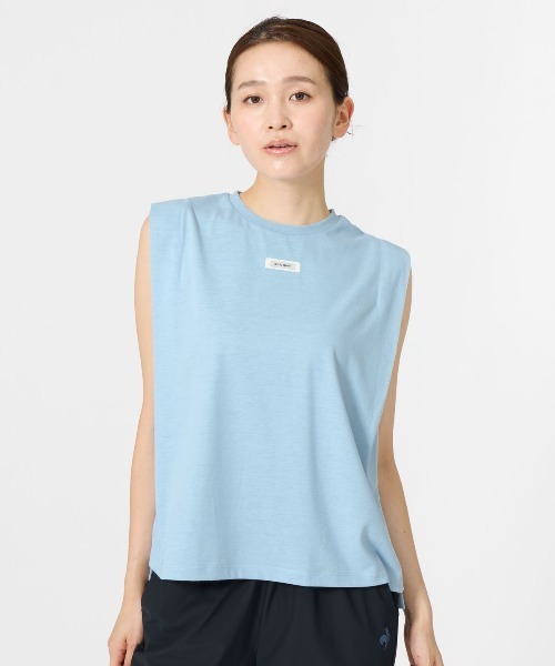 【美品】LE COQ SPORTIF ノースリーブベスト & スコート　Ｌ le coq sportif（ルコックスポルティフ） tシャツ 汗染み軽減