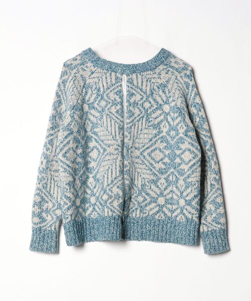 「ARCHI」 長袖ニット S ブルー レディース_画像2