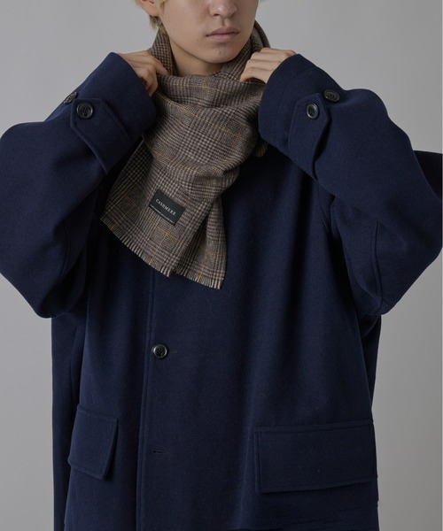 「SETUP7」 マフラー FREE グレー メンズ_画像2