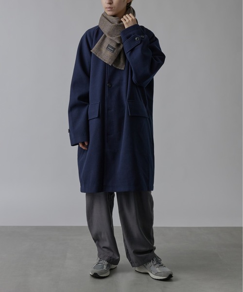 「SETUP7」 マフラー FREE グレー メンズ_画像5