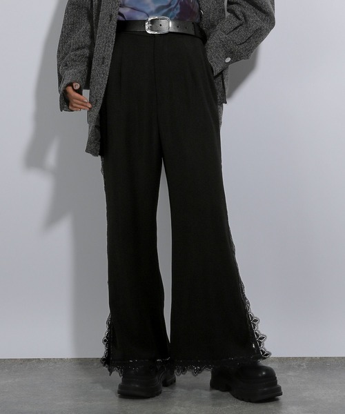 「HARE」 ブーツカットパンツ FREE グレー レディース_画像9