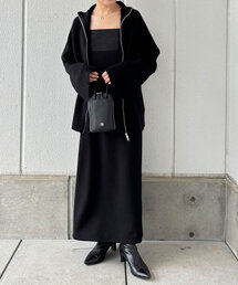 「COLLAGE GALLARDAGALANTE」 ニットカーディガン FREE ブラック レディースの画像3