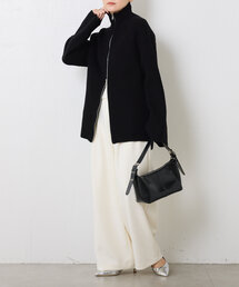 「COLLAGE GALLARDAGALANTE」 ニットカーディガン FREE ブラック レディースの画像9