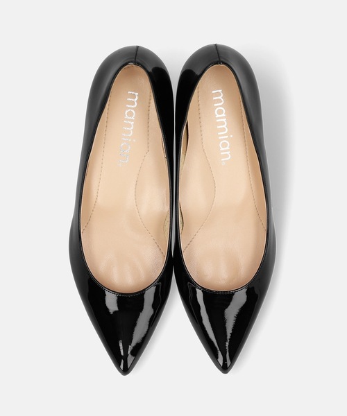 「MAMIAN」 パンプス 24.0cm ブラック レディース_画像3