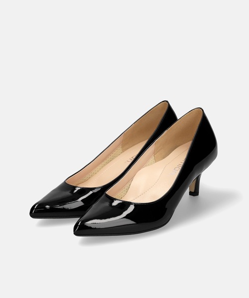 「MAMIAN」 パンプス 24.0cm ブラック レディース_画像7