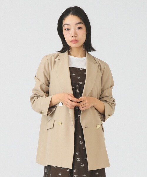 Ray BEAMS テーラードジャケット　ダブル Ray BEAMS（レイ ビームス） ジャケット テーラードジャケット