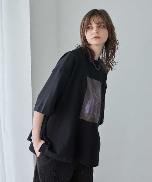 「Spielio」 半袖Tシャツ L ブラック メンズ_画像5