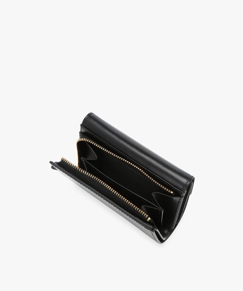 agnes b.（アニエスベー） 財布 レザー 三つ折り ウォレット ”ava
