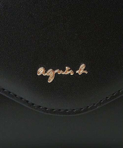 agnes b.（アニエスベー） 財布 レザー 三つ折り ウォレット ”ava