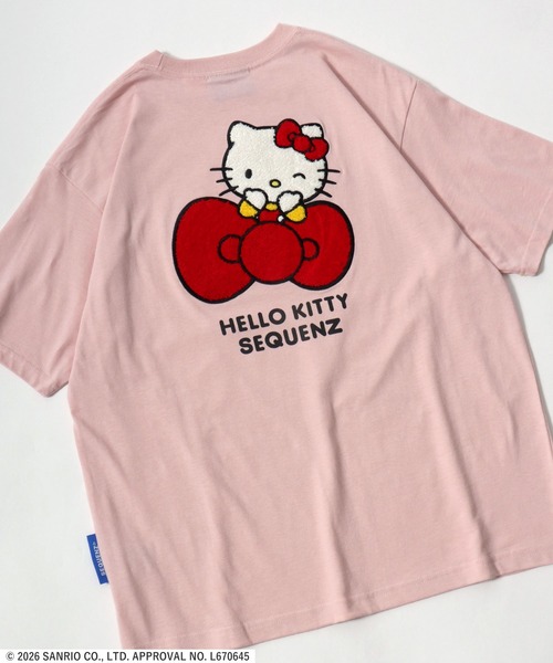 sanrio（サンリオ） tシャツ 半袖 HELLO KITTY EMBROIDERY TEE/ハロー