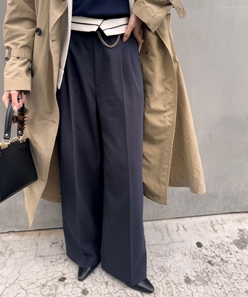 「NOLLEY'S Sophi」 パンツ 38 ベージュ レディース_画像3