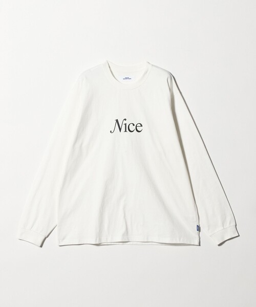 NICE WEATHER tシャツ 「NICE WEATHER」シグネチャーロゴ ロング