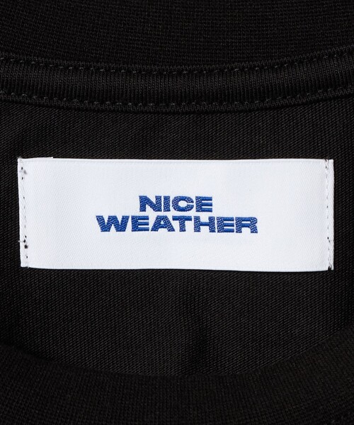 NICE WEATHER tシャツ 「NICE WEATHER」シグネチャーロゴ ロング
