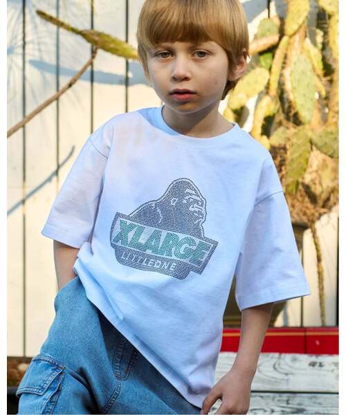 XLARGE KIDS（エクストララージ キッズ） tシャツ ラインストーンOG