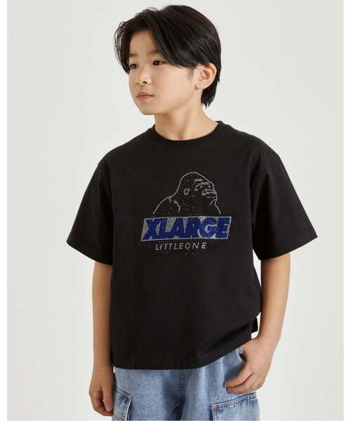 XLARGE KIDS（エクストララージ キッズ） tシャツ ラインストーンOG