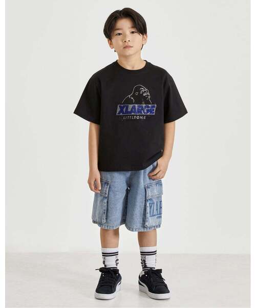 tシャツ ラインストーンOG 半袖Tシャツ キッズ 子供服 男の子の画像