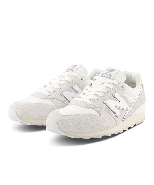 「New Balance」 ローカットスニーカー 23.5cm オフホワイト レディース_画像2