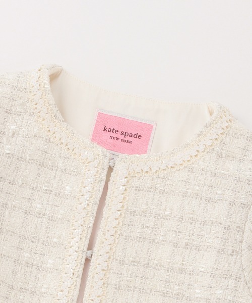 kate spade new york kids ツイードジャケット 120cm kate spade new york childrenswear 「kate kids」 「KIDS」ツイード