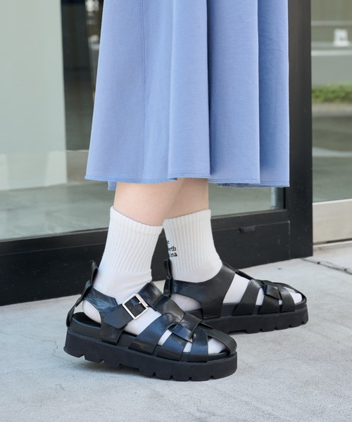 「COLONY 2139」 フラットサンダル LARGE ブラック レディース_画像8