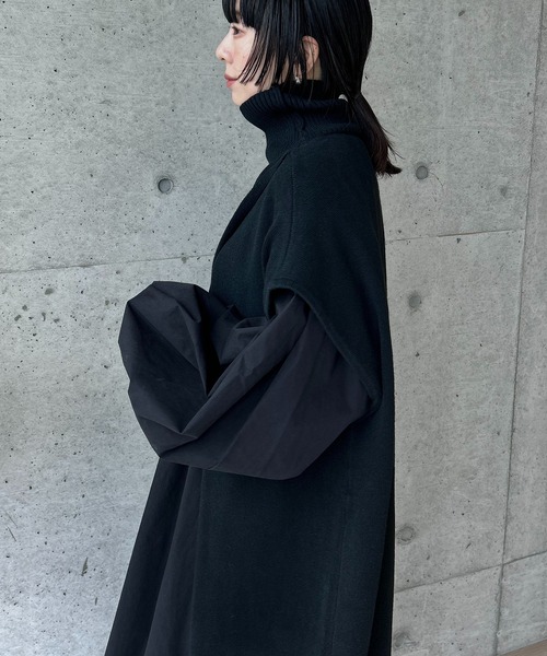 「y/m by RIKA」 ノースリーブニット FREE ブラック レディース_画像2