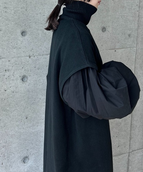 「y/m by RIKA」 ノースリーブニット FREE ブラック レディース_画像9