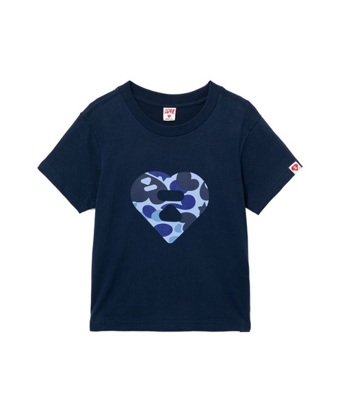 A BATHING APE（アベイシングエイプ） tシャツ CAMO HEART PRINTED TEE
