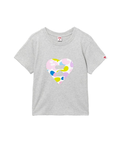 APEE tシャツ 半袖 CAMO HEART PRINTED TEE #2 レディース : ZOZOTOWN
