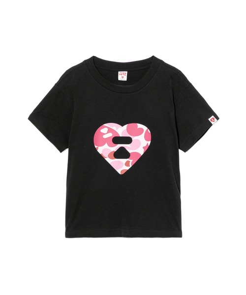アベイシングエイプ Tシャツ 2枚セット A BATHING APE（アベイシングエイプ） tシャツ CAMO HEART PRINTED TEE