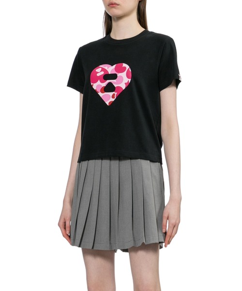 APEE tシャツ 半袖 CAMO HEART PRINTED TEE #2 レディース : ZOZOTOWN