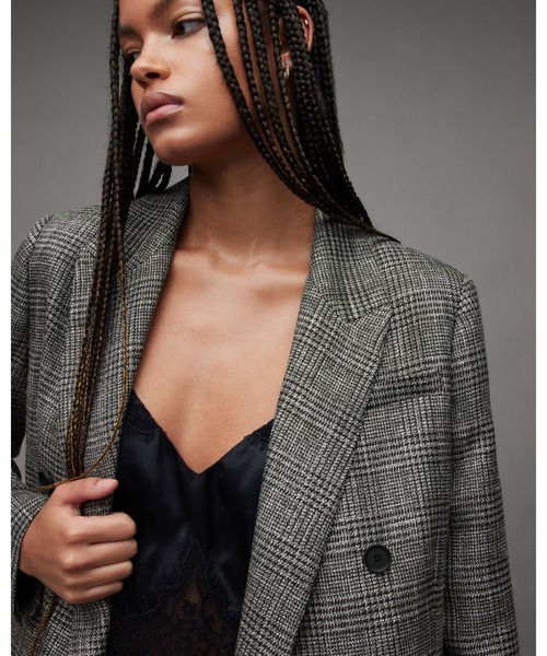 y*+様 ALLSAINTS グレー ジャケット M ALLSAINTS（オールセインツ） ジャケット 6 グレー系その他 レディース