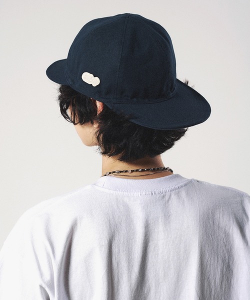 「elldu」 キャップ FREE ネイビー レディース_画像6