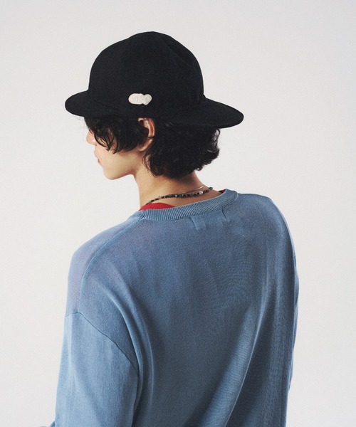 「elldu」 キャップ FREE ネイビー レディース_画像9