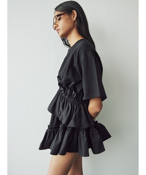 「SORIN」 半袖カットソー 38 グレー レディース_画像3