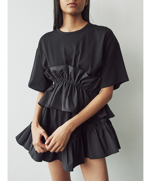 「SORIN」 半袖カットソー 38 グレー レディース_画像5