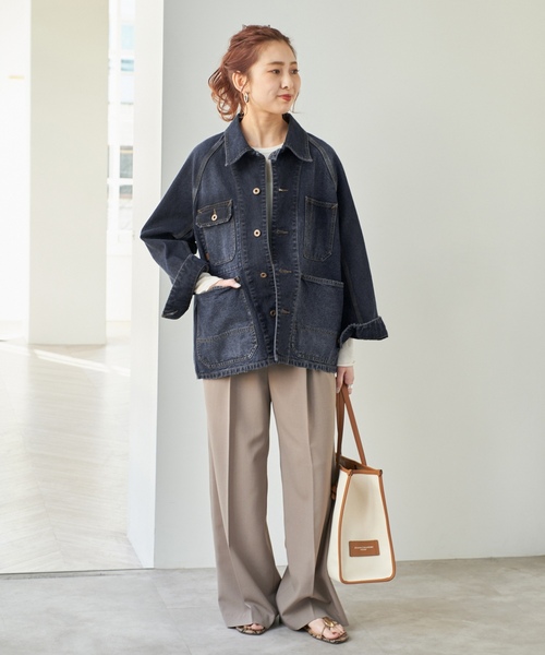 「Spick \u0026 Span」 「5 1/2」ジャケット 28 ベージュ レディースの画像