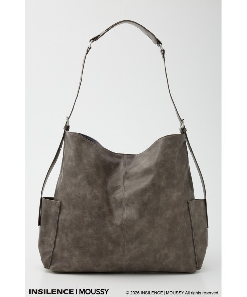 INSILENCE SLOUCHY トートバッグ　グレー MOUSSY（マウジー） トートバッグ INSILENCE SLOUCHY トートバッグ