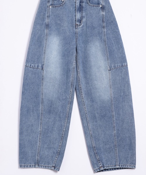 「AMELY」 デニムパンツ M ブルー系その他 レディース_画像9